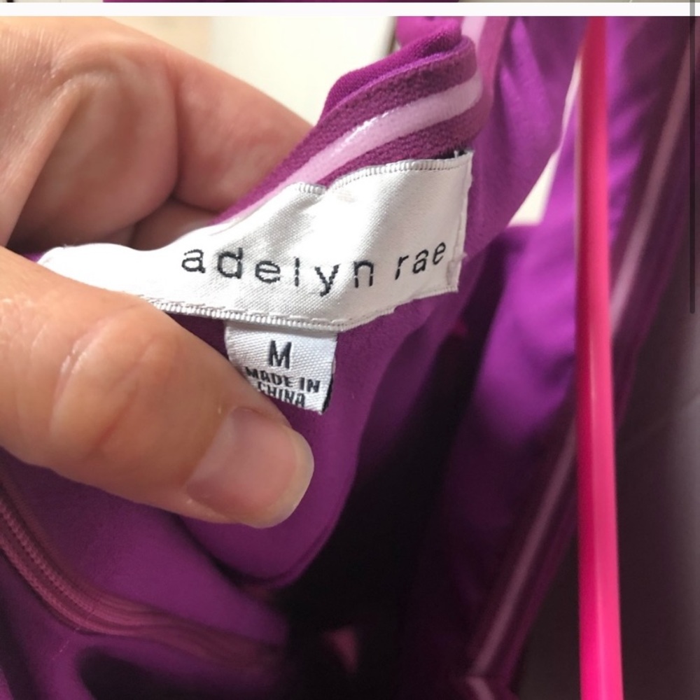 Adelyn Rae Off Shoulder Mini Dress - Purple - Picture 9 of 9